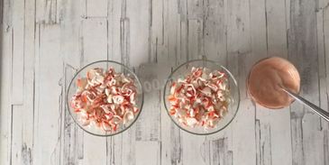 салат коктейль с сыром