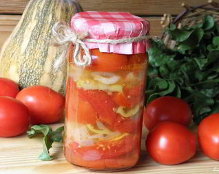 Салат Красный закат на зиму