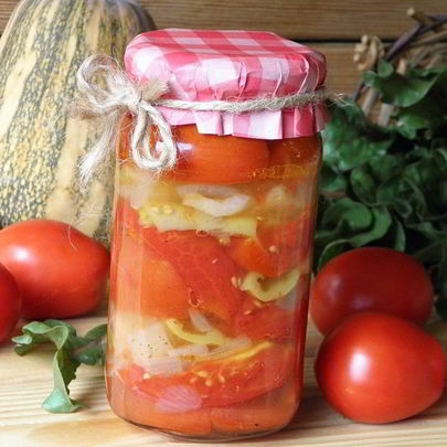 Салат Красный закат на зиму