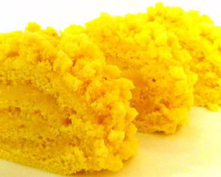 Бисквитный рулет Мимоза