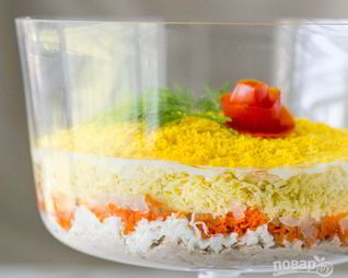 Мимоза с тунцом