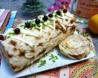 Рулет Мимоза