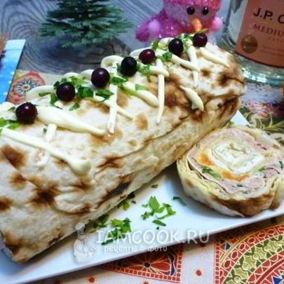 Рулет Мимоза