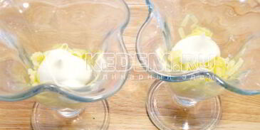 салат мимоза с горбушей