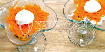 салат мимоза с горбушей