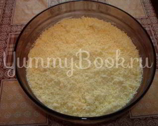 Салат Мимоза с копченой скумбрией