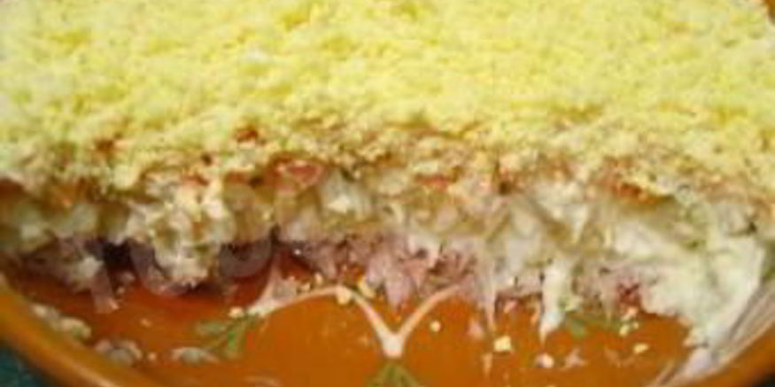 Рецепт салата мимоза с плавленым сыром