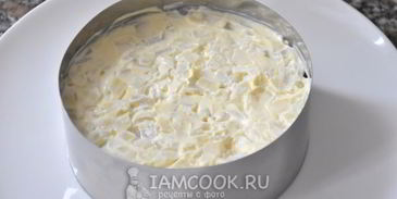 салат мимоза с сыром