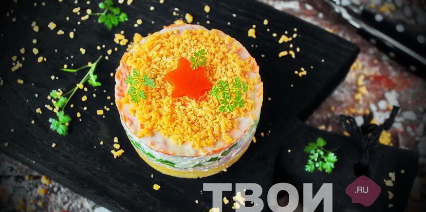 Рецепт салата мимоза с тунцом