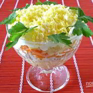 Рецепт Салата Мимоза со сливочным маслом