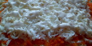 салат-рулет мимоза