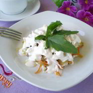 Рецепт Салата Петровского с грибами