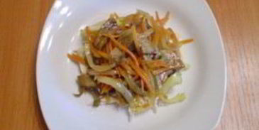 салат петровский с грибами