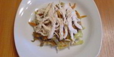 салат петровский с грибами