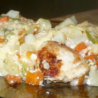 Курица под шубой в мультиварке