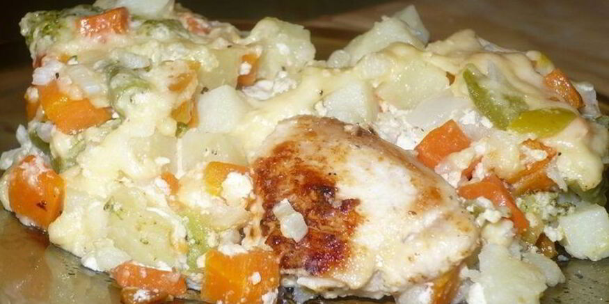 Рецепт курицы под шубой в мультиварке