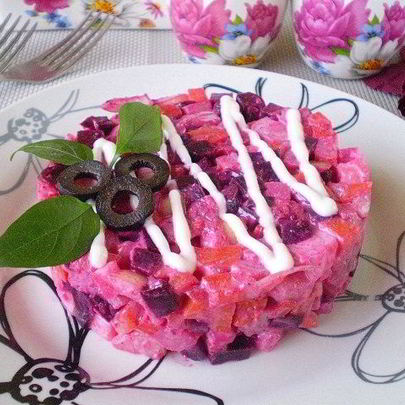 Ленивая селедка под шубой