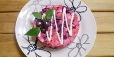 ленивая селедка под шубой