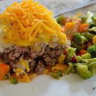 Рецепт Мясного хлеба под шубой