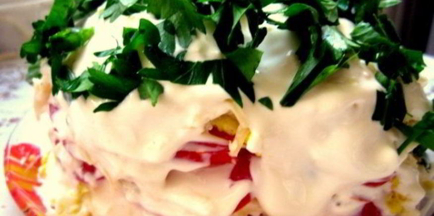 Рецепт помидоров под шубой