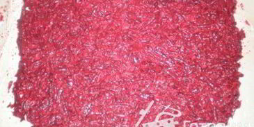 постный рулет из сельди под шубой