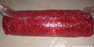 постный рулет из сельди под шубой