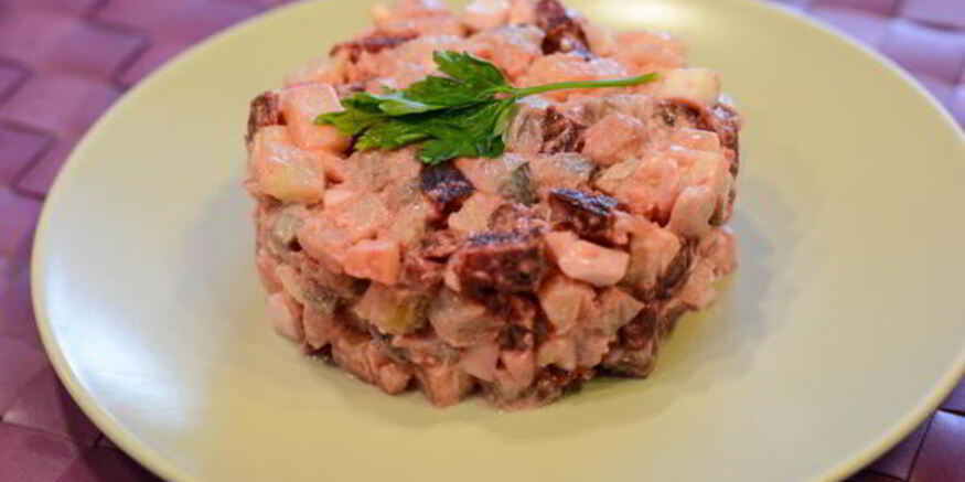 Рецепт салата ленивая селедка под шубой