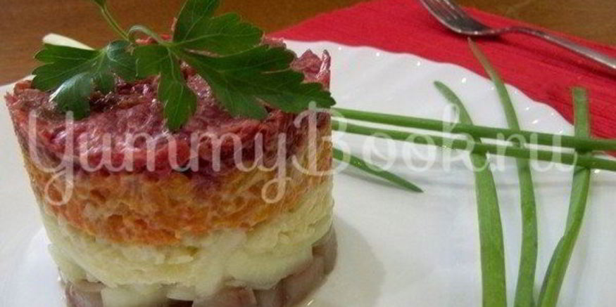 Рецепт салата сельдь под шубой