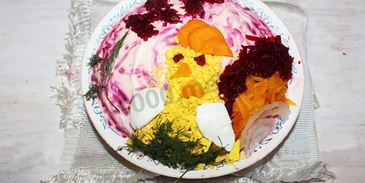 сельдь под шубой петух