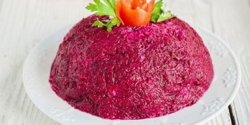 Рецепт селедки под шубой без картошки с яблоком