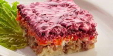 селедка под шубой праздничная