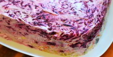 селедка под шубой с яблоком