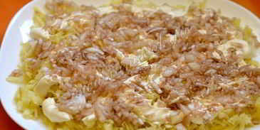 селедка под шубой с яблоком