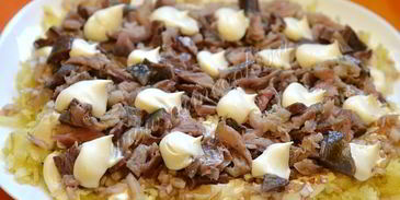 селедка под шубой с яблоком