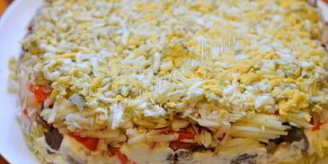 селедка под шубой с яблоком