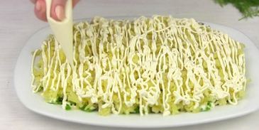 селедка под зеленой шубой с сыром и без свеклы