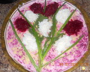 Весенняя селедка под шубой