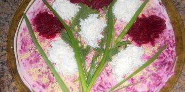 весенняя селедка под шубой