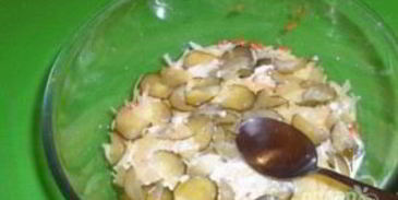 салат полянка