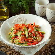 Рецепт Салата с булгуром и овощами