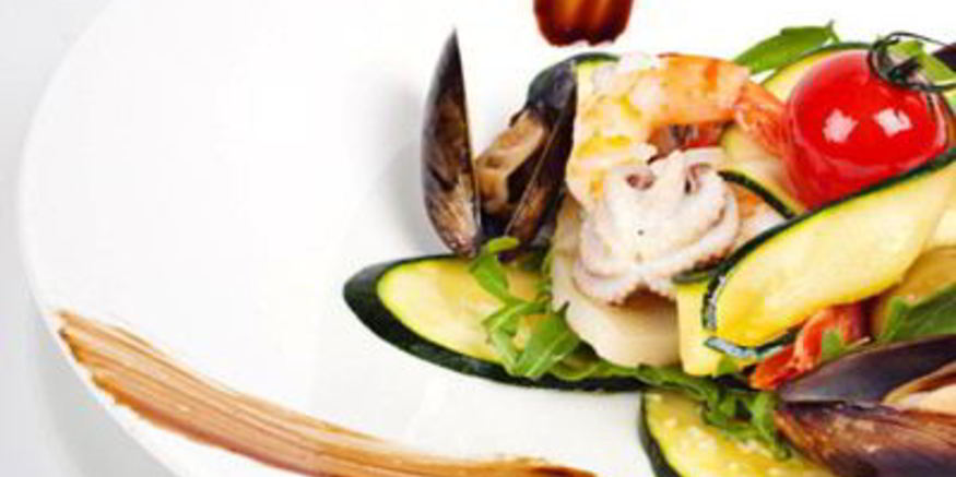 Рецепт салата с морепродуктами