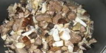 салат с языком и ветчиной