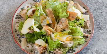 итальянский цезарь с курицей