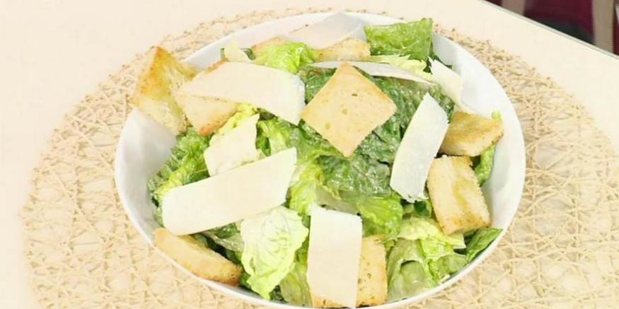 Рецепт классического салата цезарь