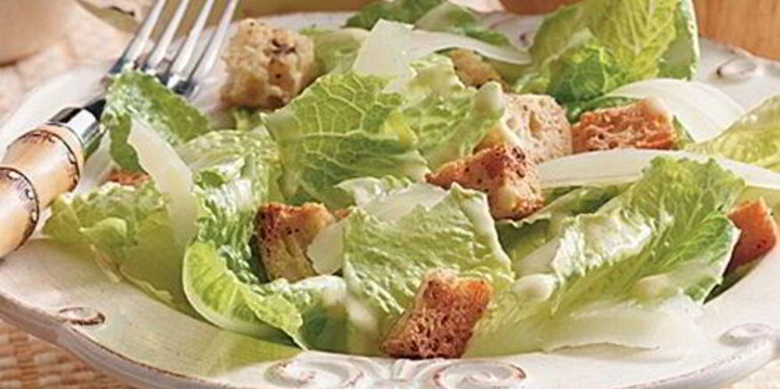 Рецепт настоящего салата цезарь