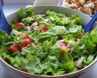 Салат Ореховый Цезарь