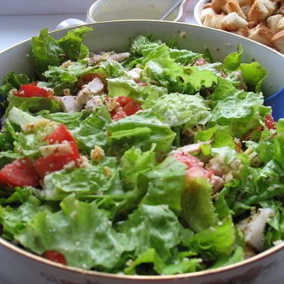 Салат Ореховый Цезарь