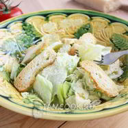 Рецепт Салата Цезарь классический