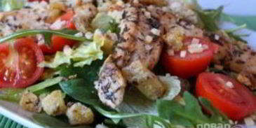 салат цезарь простой