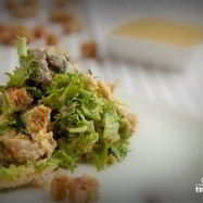 Рецепт Салата Цезарь с грибами